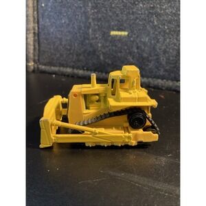 Vtg Hot Wheels CAT Yellow‎ Bulldozer 1979 Malaysia Base Construction Vehicle